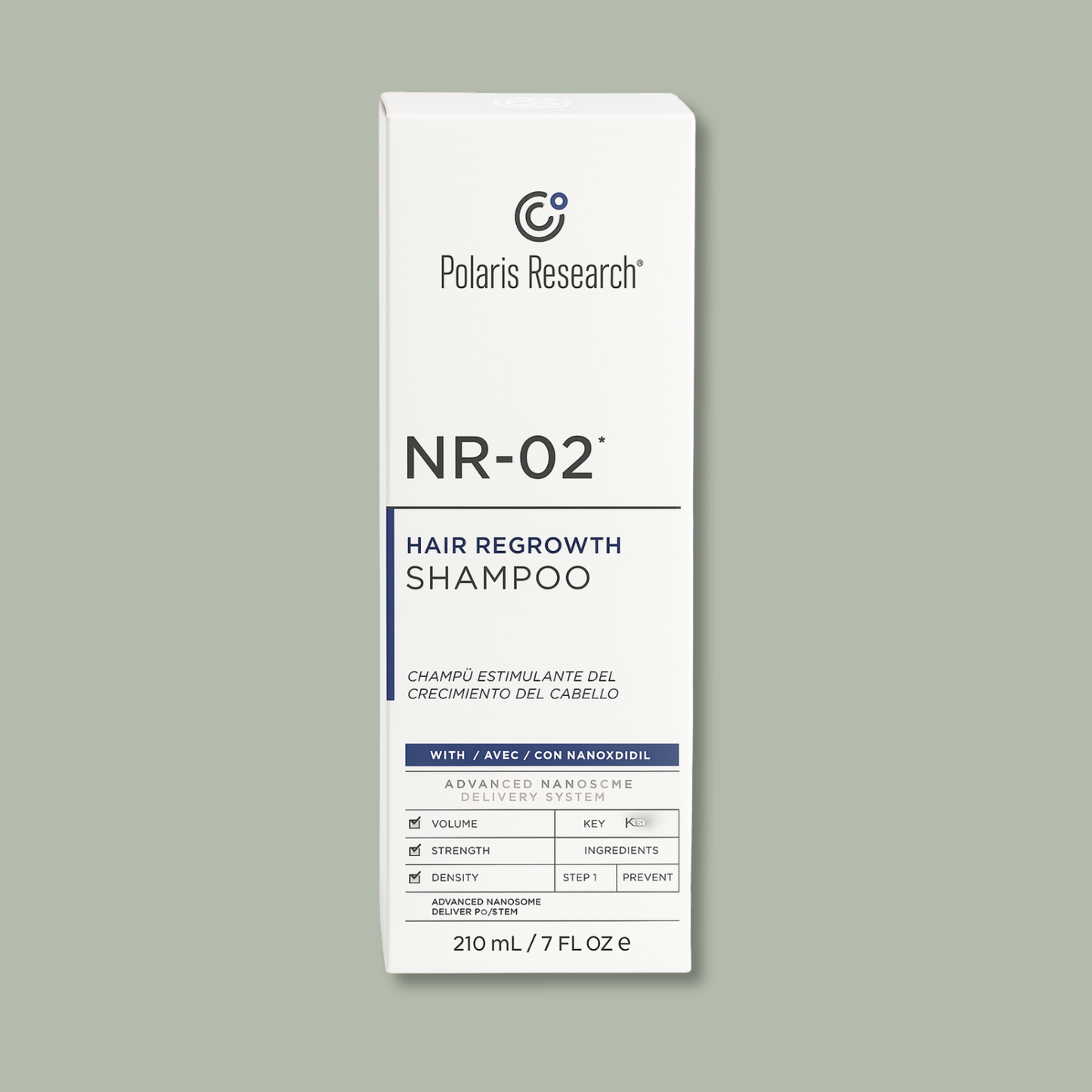 Ds laboratories - Polaris NR-02® Shampoo Reestructurante para el Crecimiento del Cabello